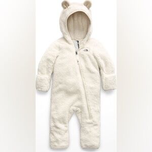 The North Face Cream Kids One Piece Footie
